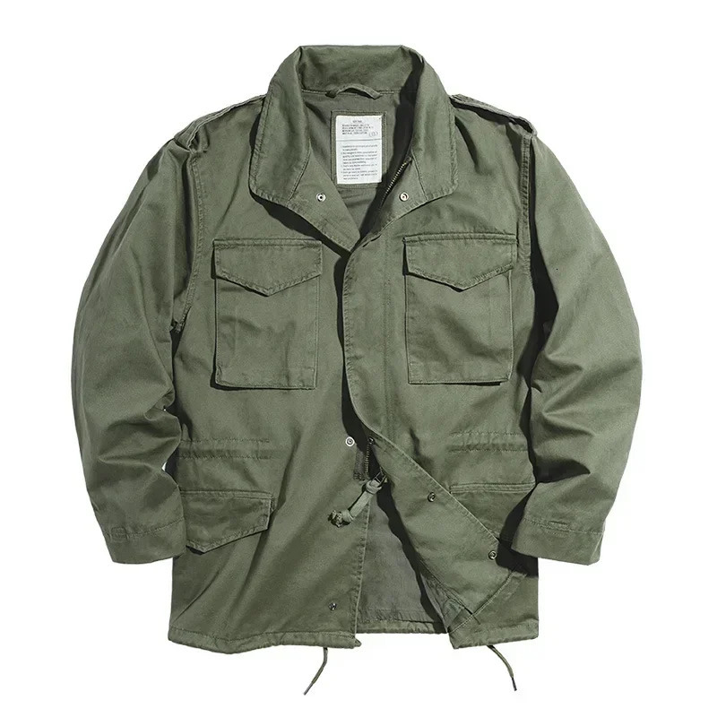 European and American Retro Jacket for Men Leisure Windbreaker with Multiple Pockets Workwear Spring Autumn 250717
