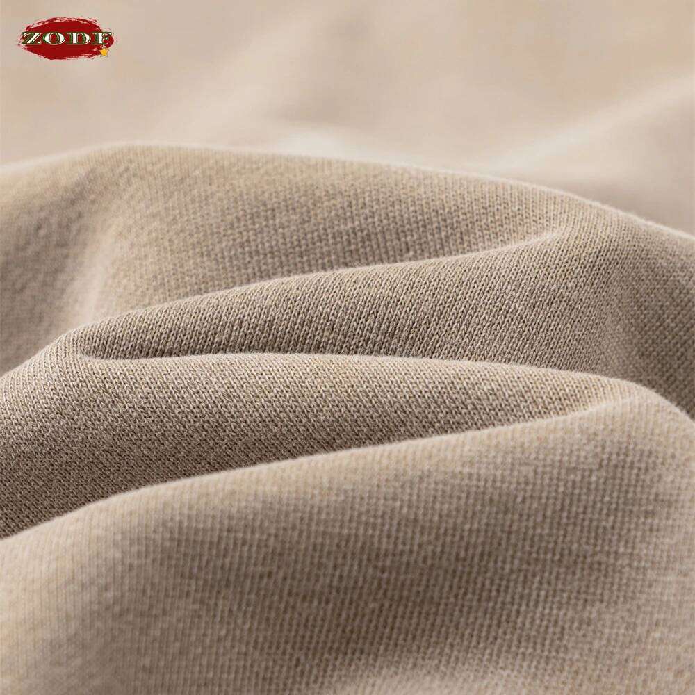 ZODF Vintage 2025 Spring Men Washed Cotton Pants Unisex High Street Cut Holes Oversized Straight Trousers Brand Clothes HY1022