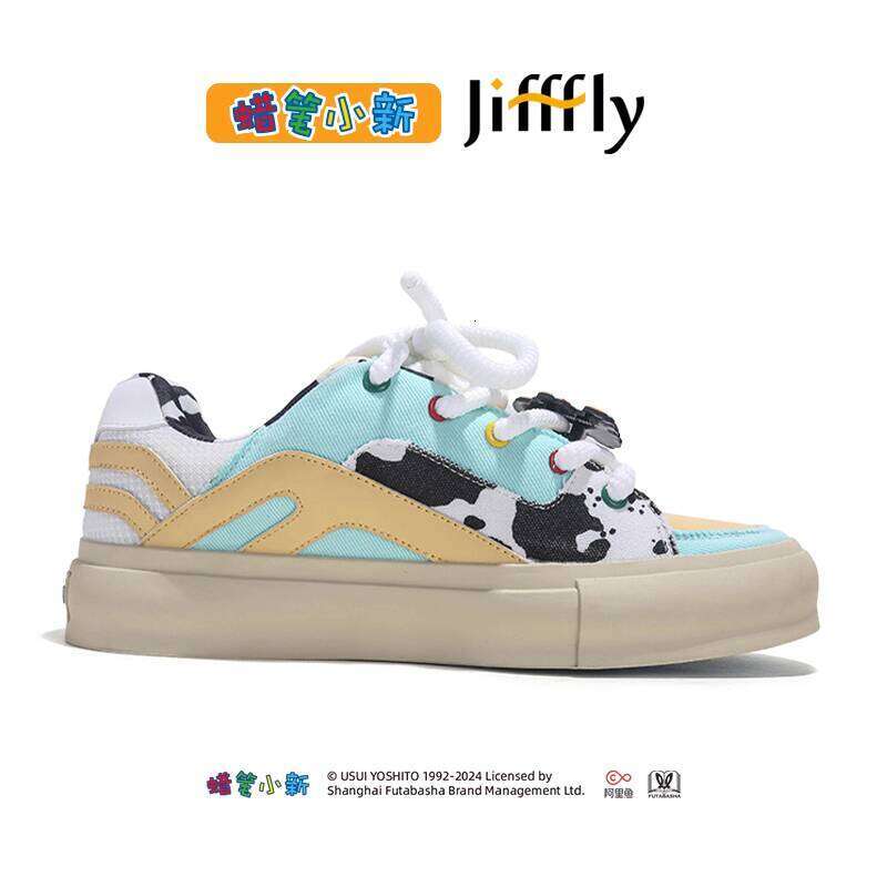 Crayon Shin-chan Collaboration Jifffly Women's Sneakers 2025 Summer New Ins Trend Versatile Casual Loafers