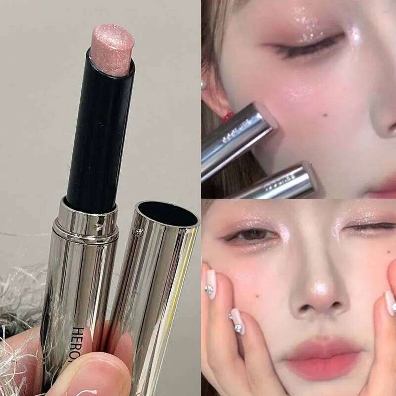 Dia Pearlescent Glitter Shadow Highlighter Stick Naturally Brightens Eye Makeup Shiny Gloss Eyeshadow Lying Silkworm Pen X250723 X250