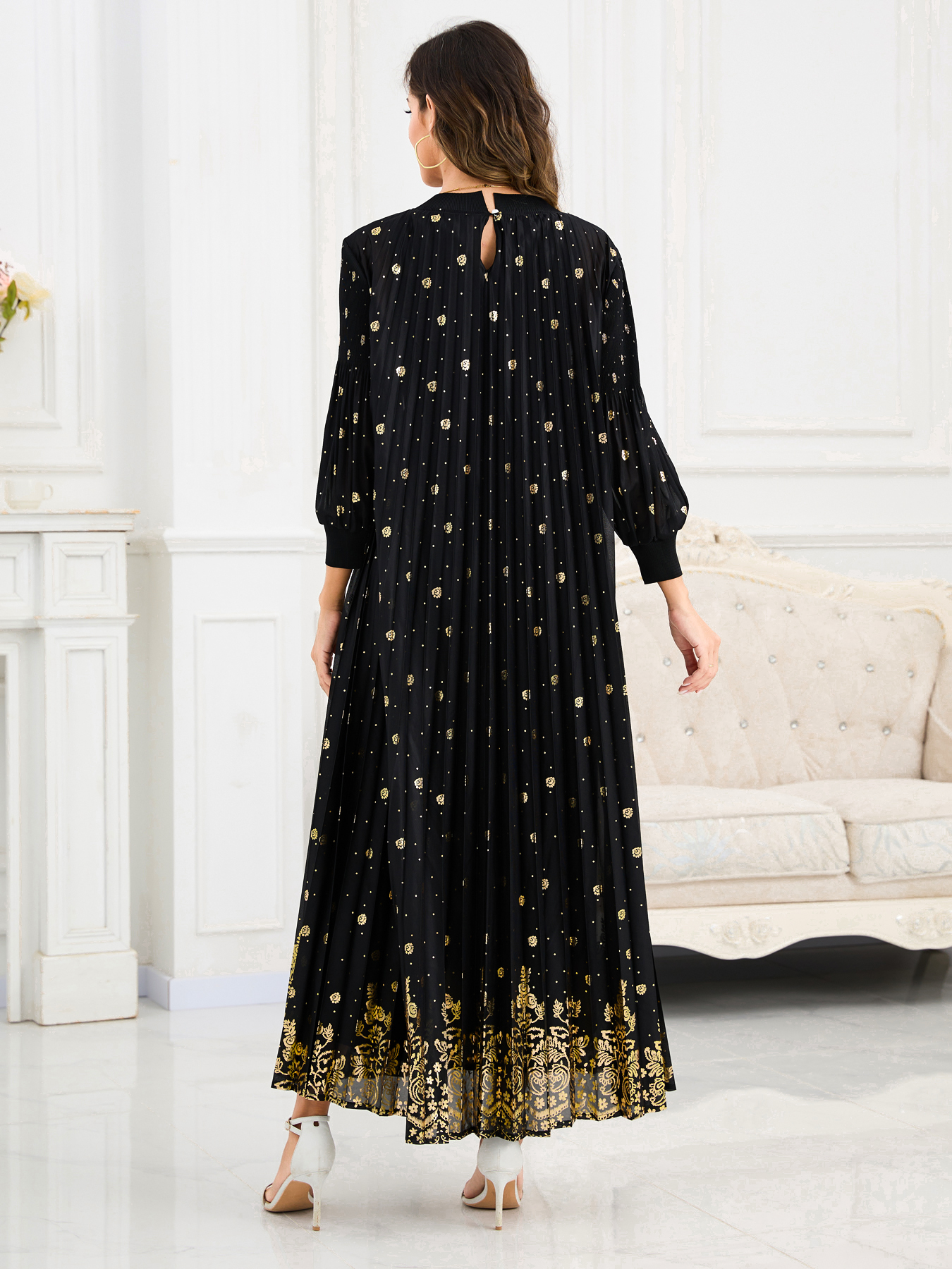 Women's Dresses Elegant Womens Evening Gown - Soft Satin Fabric with neck Design NZ002