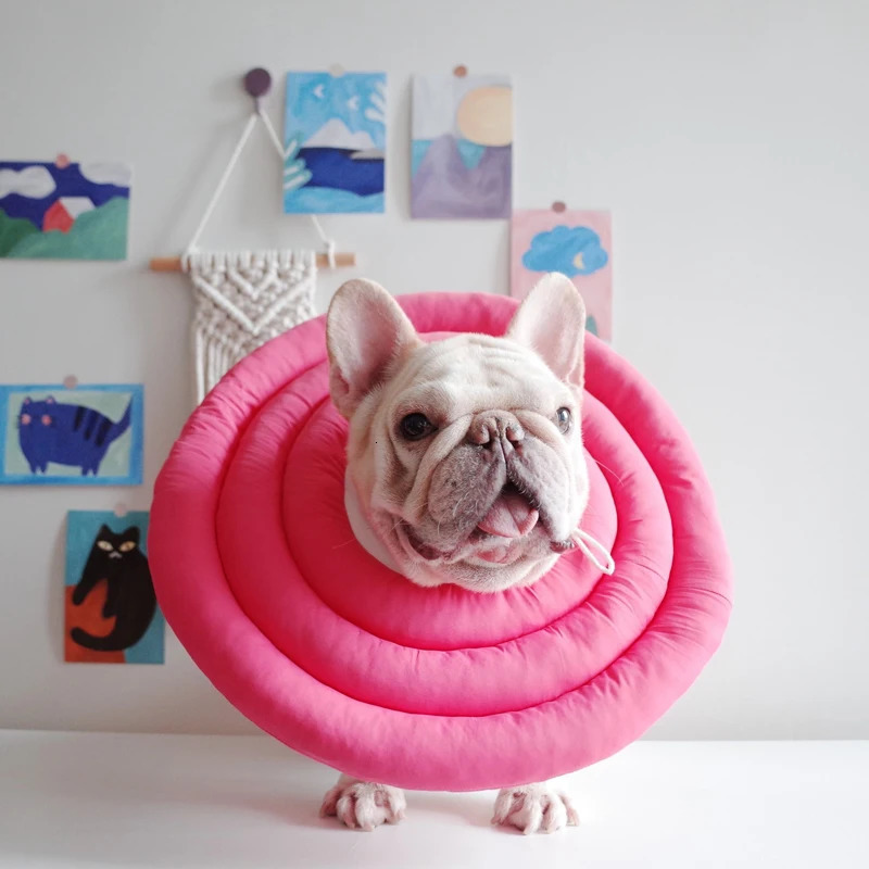 Elizabethan Collar For Dogs Adjustable Dog Collar Pet Recovery Collar Soft Pet Cone for Small Medium or Large Dogs Cats 250716