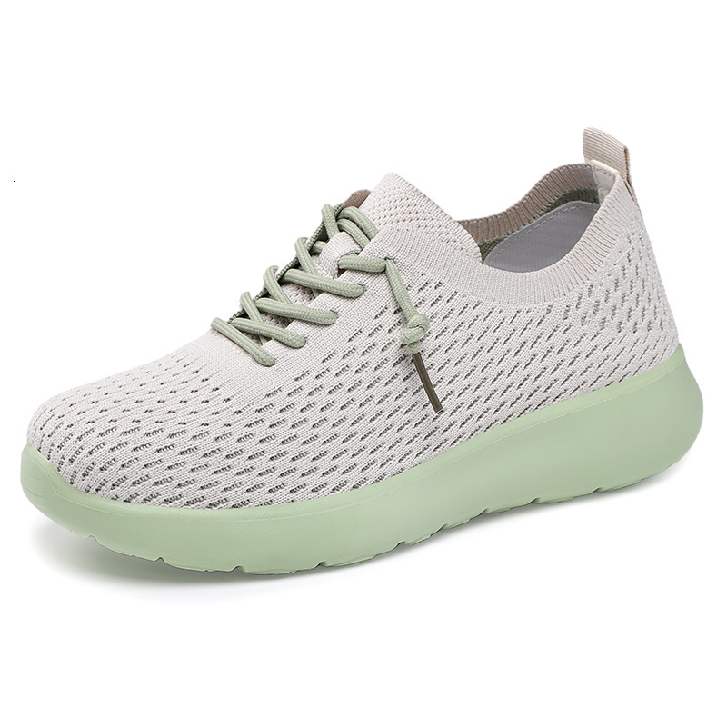 Women's Versatile New Soft Sole Casual Shoes Fashion Trend Mesh Breathable Couple Sneakers ddmythur