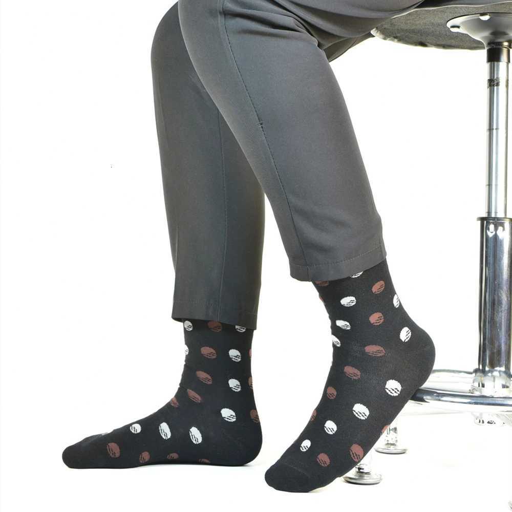 5 Pairs of Mens Mid-Calf Socks - Soft Breathable Moisture-Wicking Bamboo Fiber for All Season Wear X250725