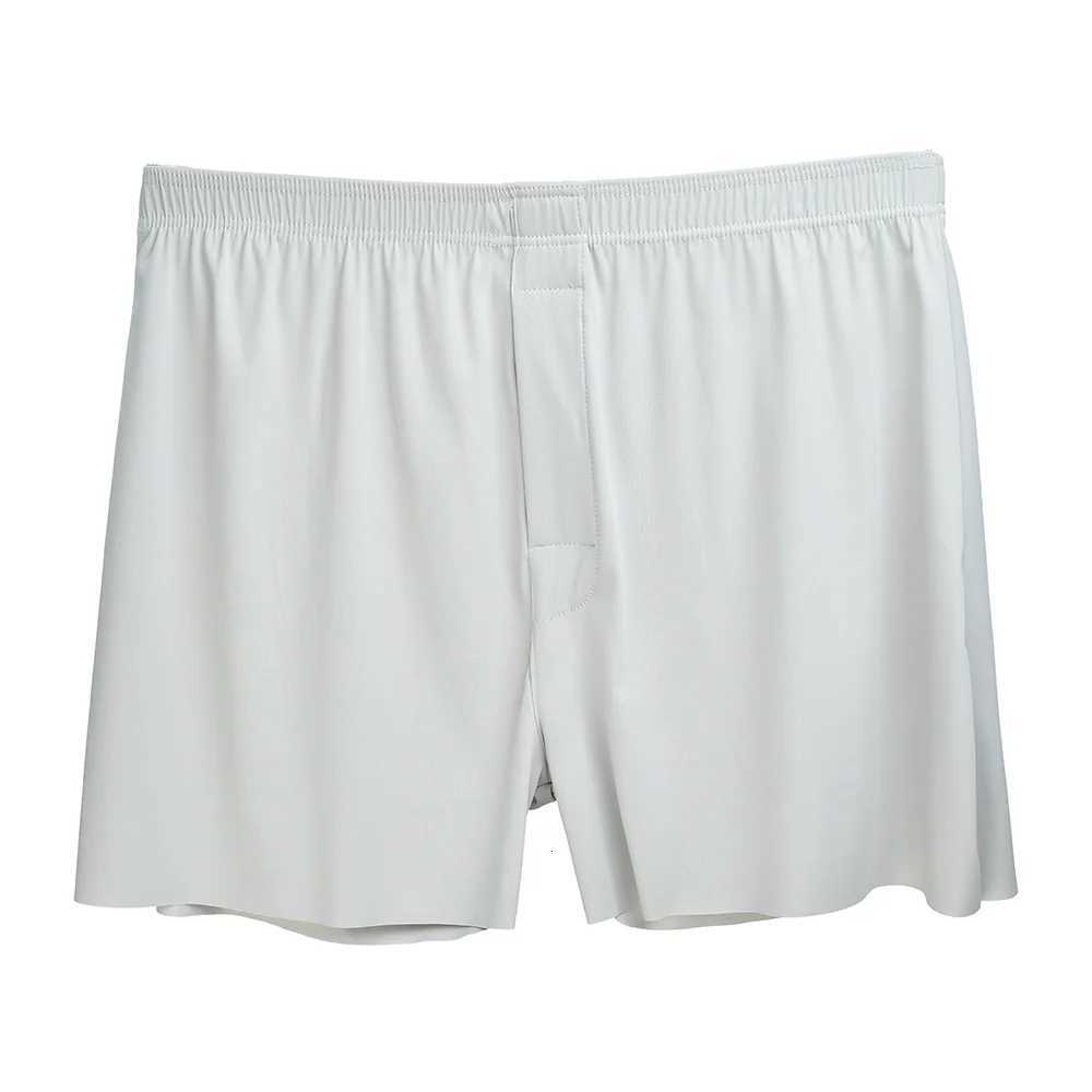 Large Size Mens Underwear Man Mid Waist Loose Arrow Pants Ice Silk Boxers Shorts Boy Home Pajamas Underpants Breathable Underwear W250724