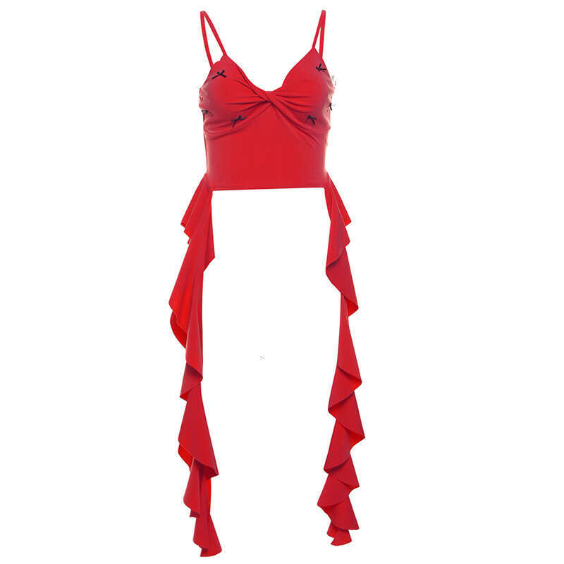 2024 Summer New Women's Solid Color Slim Fit Street Fashion Sexy Backless Tank Top b38