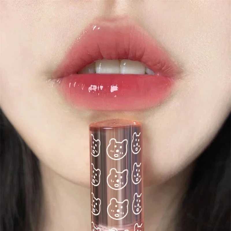 1PC Mirror Water Lip Gloss Cherry Pink Transparent Waterproof Long Lasting Moisturizing Nude Clear Tint Glass Lips Oil MakeupXJ250724