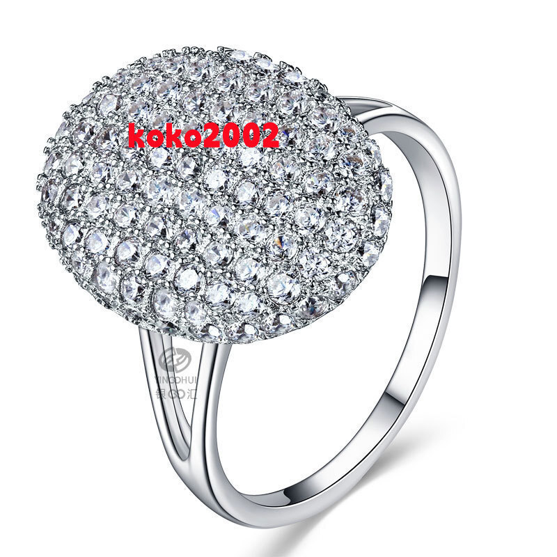Real 925 Sterling Silver Twilight Ring for Women Micro Paved Zircon Stone Moissanite Rings Engagement Fine Jewelry