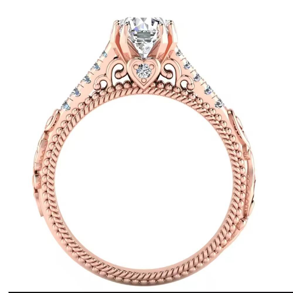 Classy Design Trendy Design Moissanite Colorless Diamond DEF Certified Solitaire Ring 10k Low Price Worldwide Delivery