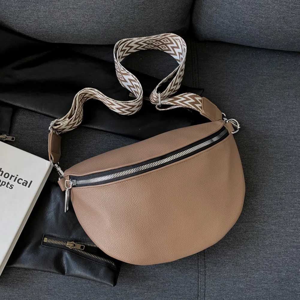 Wewide Strap Crossbody Bag Adjustable Shoulder Straps Fem Fany Pack Jacquard Weave Shoulder Bag Bolso Fanny Pack Y250724