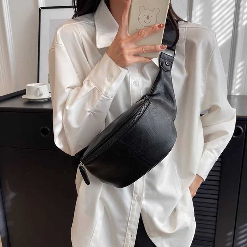 Luxury Brand Fem Belt Bag Solid Color Leather Fanny Pack Purse Fi Ladies Waist Bag Designer Shoulder Crossbody Bag Y250724