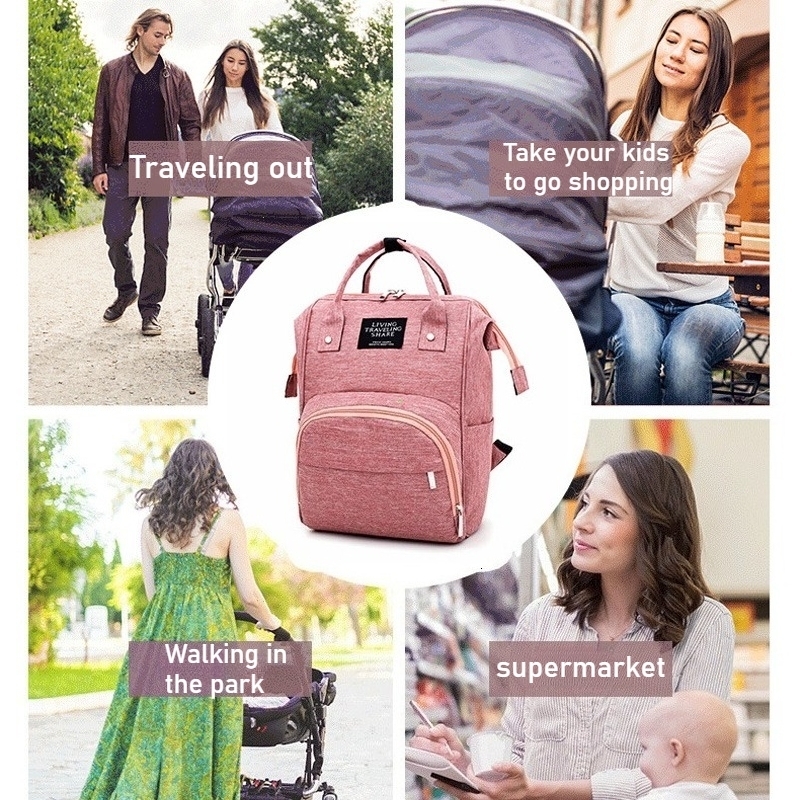Nappy Backpack Diaper Bag Mummy Large Capacity Bags Mom Baby MultiFunction Waterproof Outdoor Travel for Care w250724
