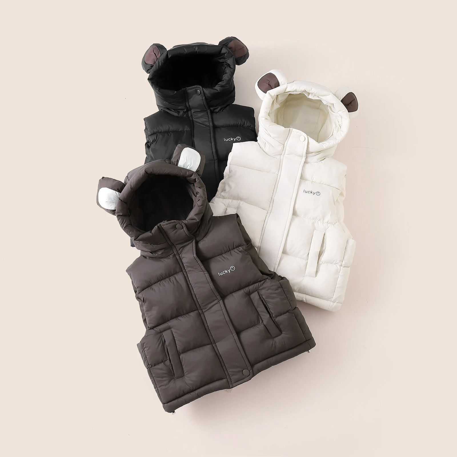 Hooded Vest Coats Autumn Baby Thick Warm Waistcoat Kids Outerwear Children Clothing Boys Girls Jackets Vest Winter 250724