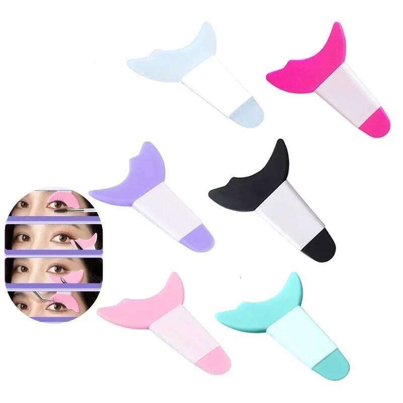 4PCS Silicone Baffle Mascara Eye Makeup Template Shield Applicator Guard Pads Eyebrow Eyeliner ToolStencils Eyelash X250725