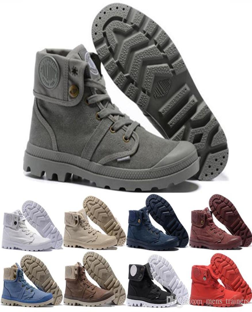 Newest Palladium Martens Boots for Women Men Classic Triple White Black Winter Boot womens Trainers mens Army Green Ankle Booties 1986002