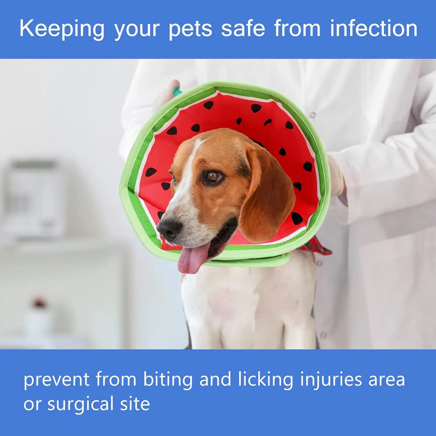 Lightweight Dog Elizabethan Collar Adjustable Soft Cones for Small Medium Dogs Cats to After Surgery Recovery Stop Licking 250716