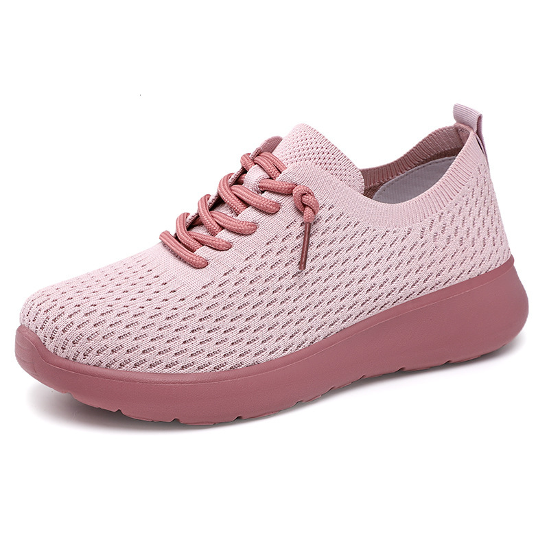 Women's Versatile New Soft Sole Casual Shoes Fashion Trend Mesh Breathable Couple Sneakers ddmythur