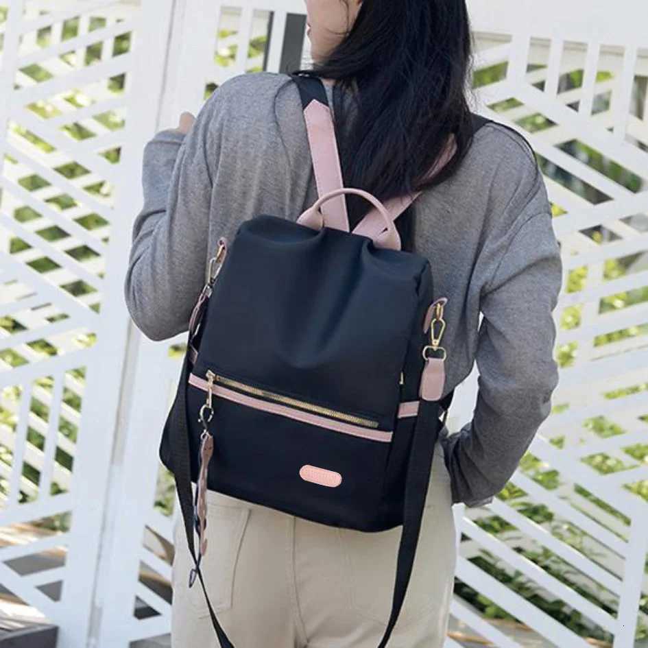Backpack Mens Backpack Travel Anti-Theft Oxford Cloth Light and Reliable and Versatile Y250724