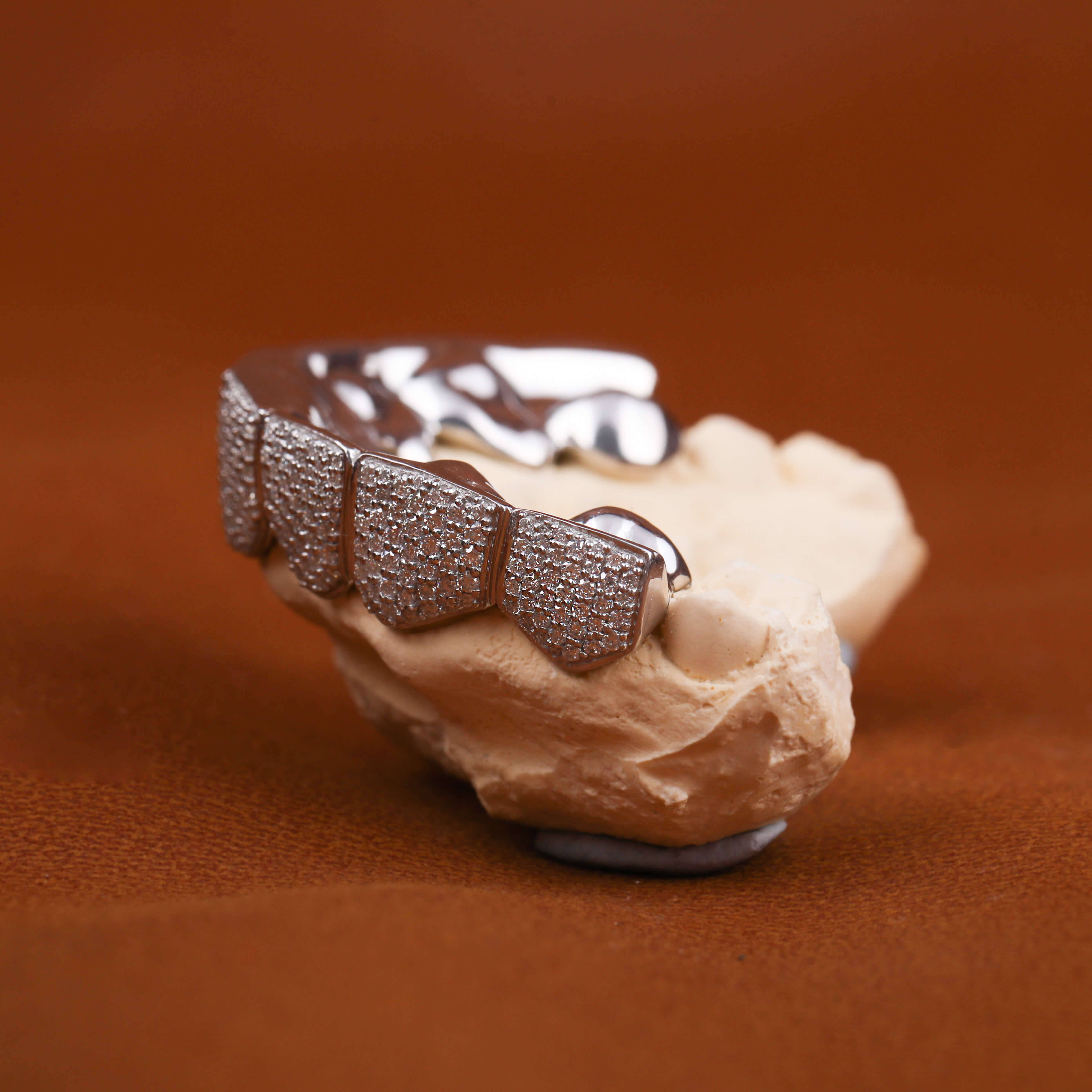 Custom Moissanite Diamond Grillz Shine Bright with Iced Out Bling for Rap Battles Music Videos and Streetwear Fashion