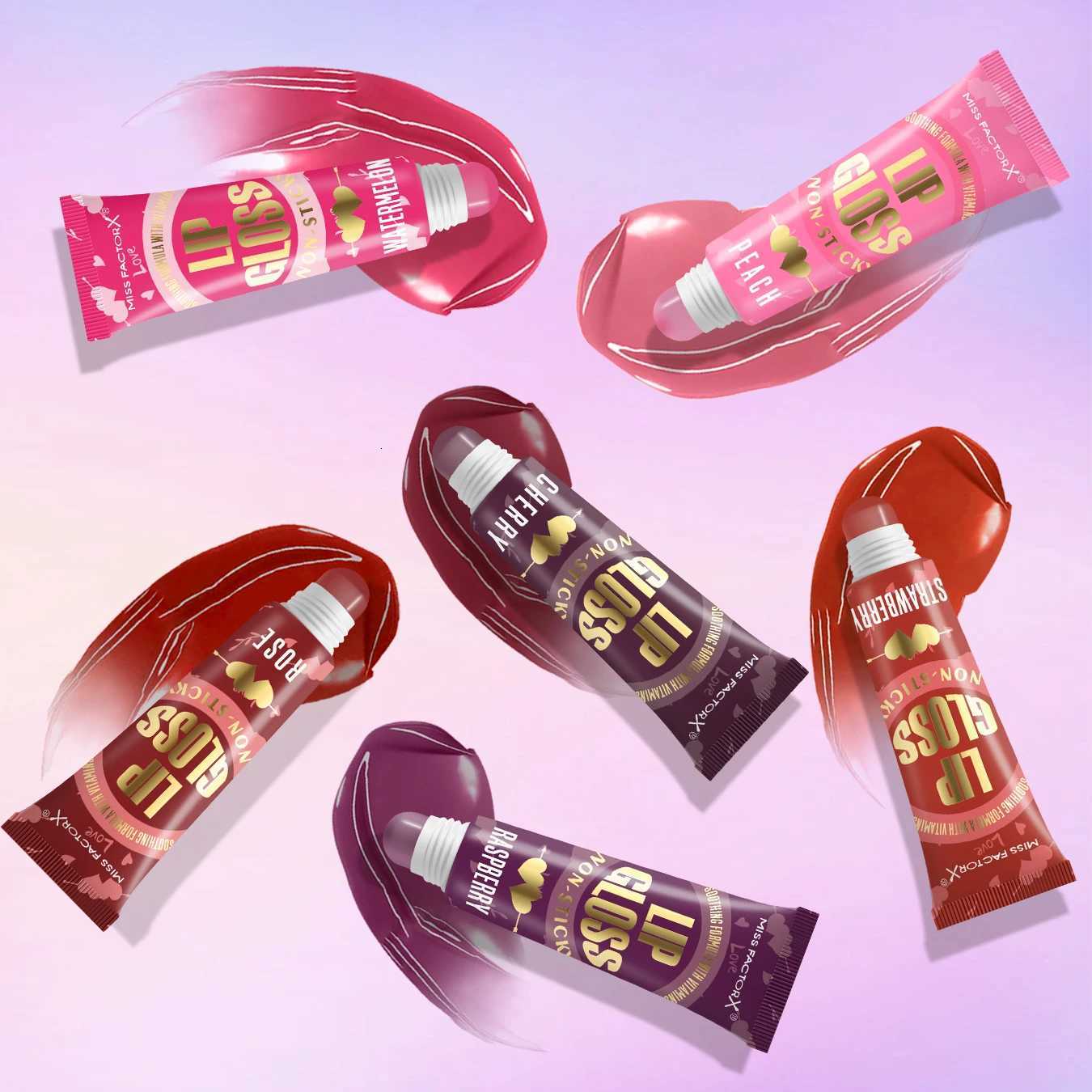 30 pieces/box lip gloss set 6-color lip gloss moisturizing and glossy the best choice for womens gifts and Thanksgiving giftXJ250724