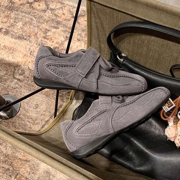 Su Yinyin Lace-up Velcro Flat Casual Ballet Training Comfortable Soft Sole Non-tiring Sports Shoes