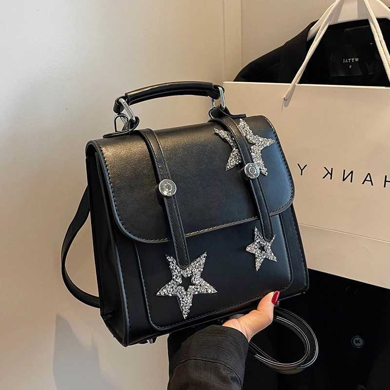 Jiaerdi Star Sier Backpack Wen 2023 New Harajuku Shine Leather Cute Y2k Mochila Fem Vintage Fairycore Backpacks Ahetic Y250724