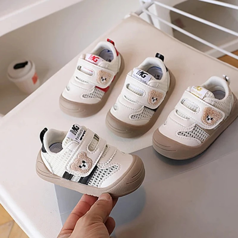 Summer Sneakers For Children Mesh Fabric Breathable Kids Ergonomics Softsoled Baby Boys Girls Toddler Shoes 250725