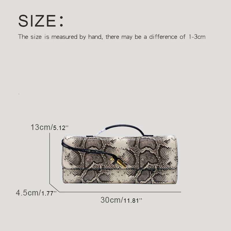 Women's Bags Designer Classic Clutch Bas For Women Desiner Handba And Purses New In PU Snake Pattern Lock Top Handle Small Shoulder