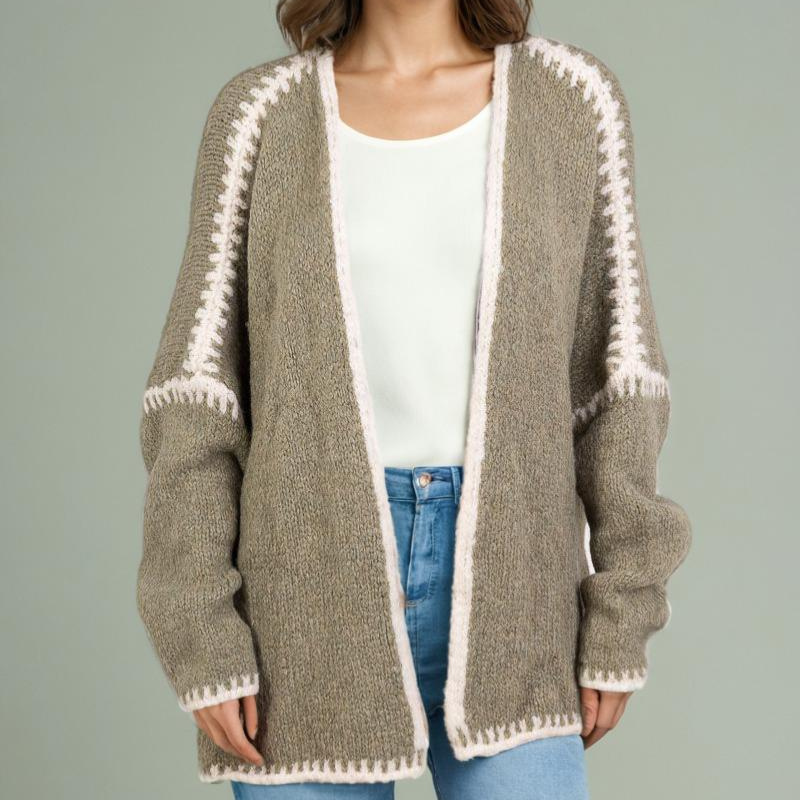 new Free shipping designer sweater for women Casual sweater fashionable and warm simple and loose knit jacket