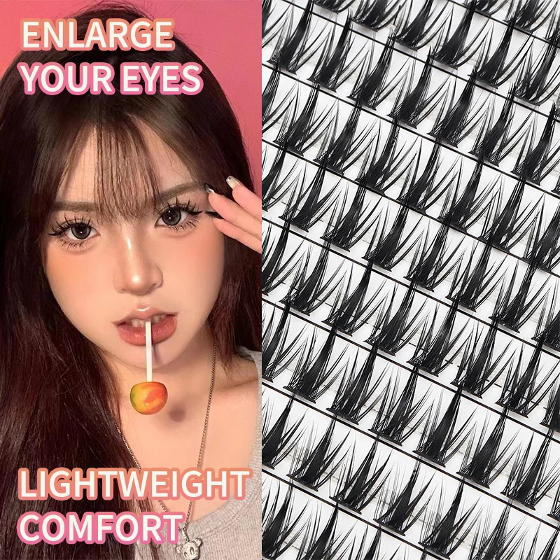 Individual Lashes Eyelash Book Clusters s False DIY at Home Cluster Makeup Kit 250714