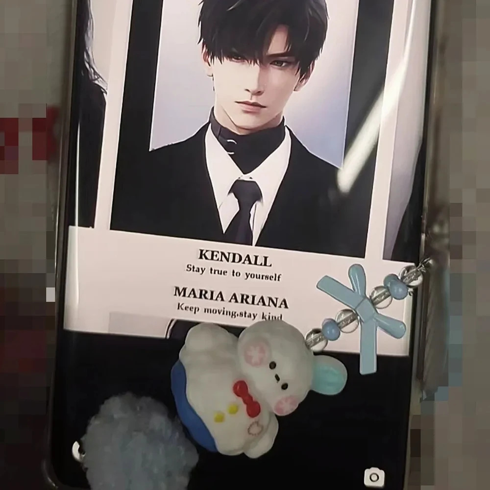 Game Love And Deepspace Zayne Keychain Cosplay Rope Phone Chain Alloy Keyring Snowman Bead Pendant Bag Accessories Xmas Gifts 250722