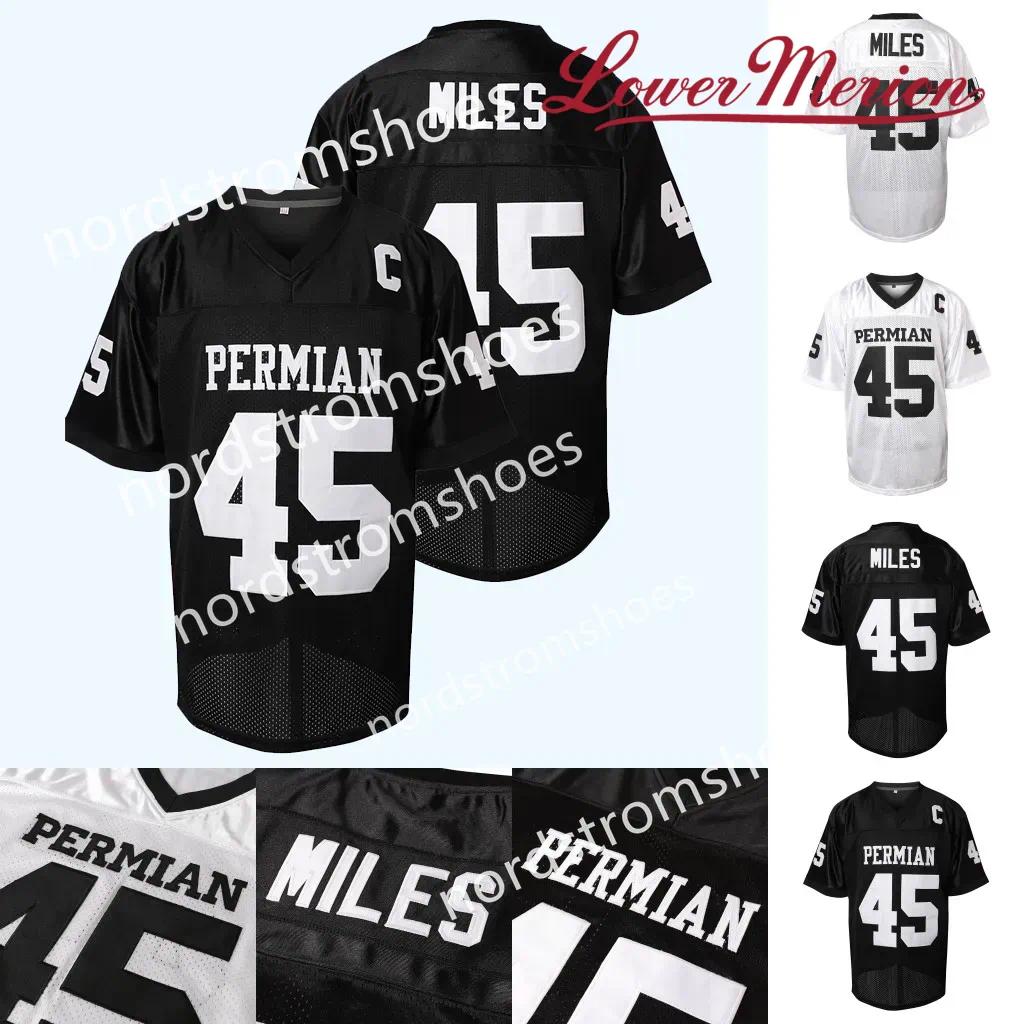 Movie PERMIAN 45 MILES Football Jersey Mens American Rugby Clothing Tops Breathable Quick Drying Sewing Soccer Jerseys Male