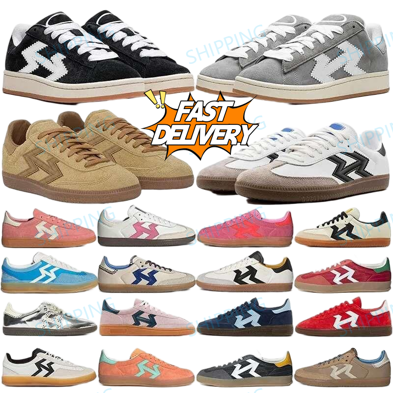 2025 New GAZ designer low-top casual shoes, German training shoes "T-toe shoes", men's and women's sports shoes, classic shoes, navy blue, black, pink, 36-45