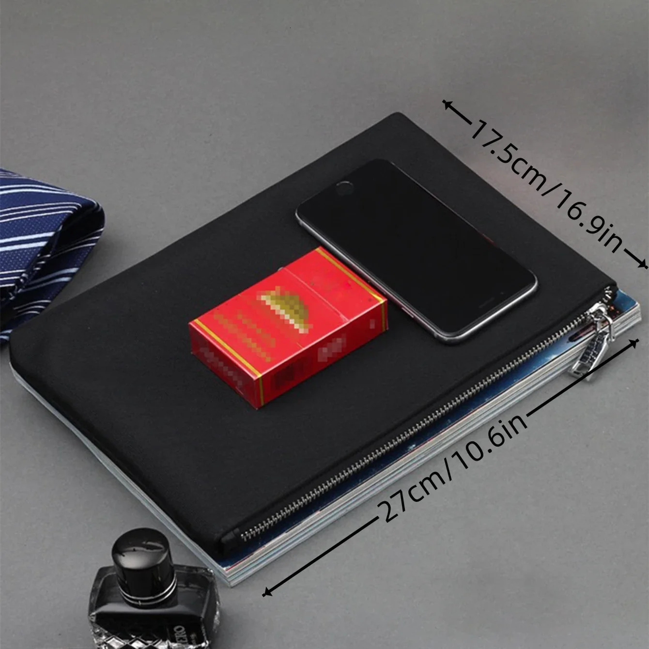 Business Simple Clutch Bag Fashion Casual Slim Portable Zipper Wristlet Bag Mens Handheld Armpit Bag 250723