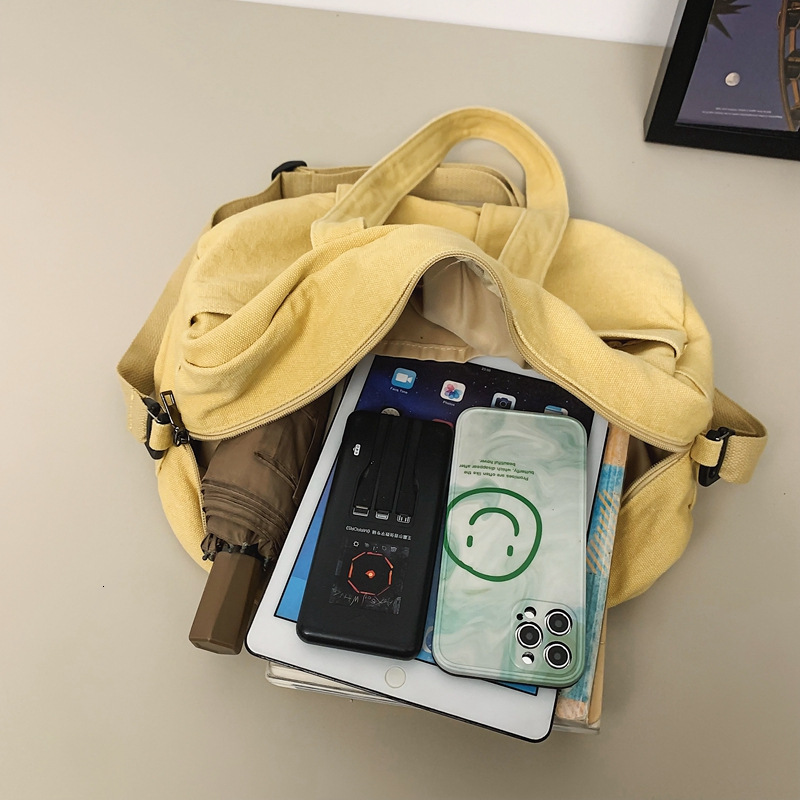 2025 Designer's New Large Capacity Leisure Multi functional Handbag Multi functional Student Crossbody Bag