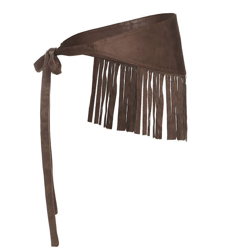 2025 Summer INS Style New Fashion Street Trend Tassel Slim Loose Versatile Waist Belt for Women 10a