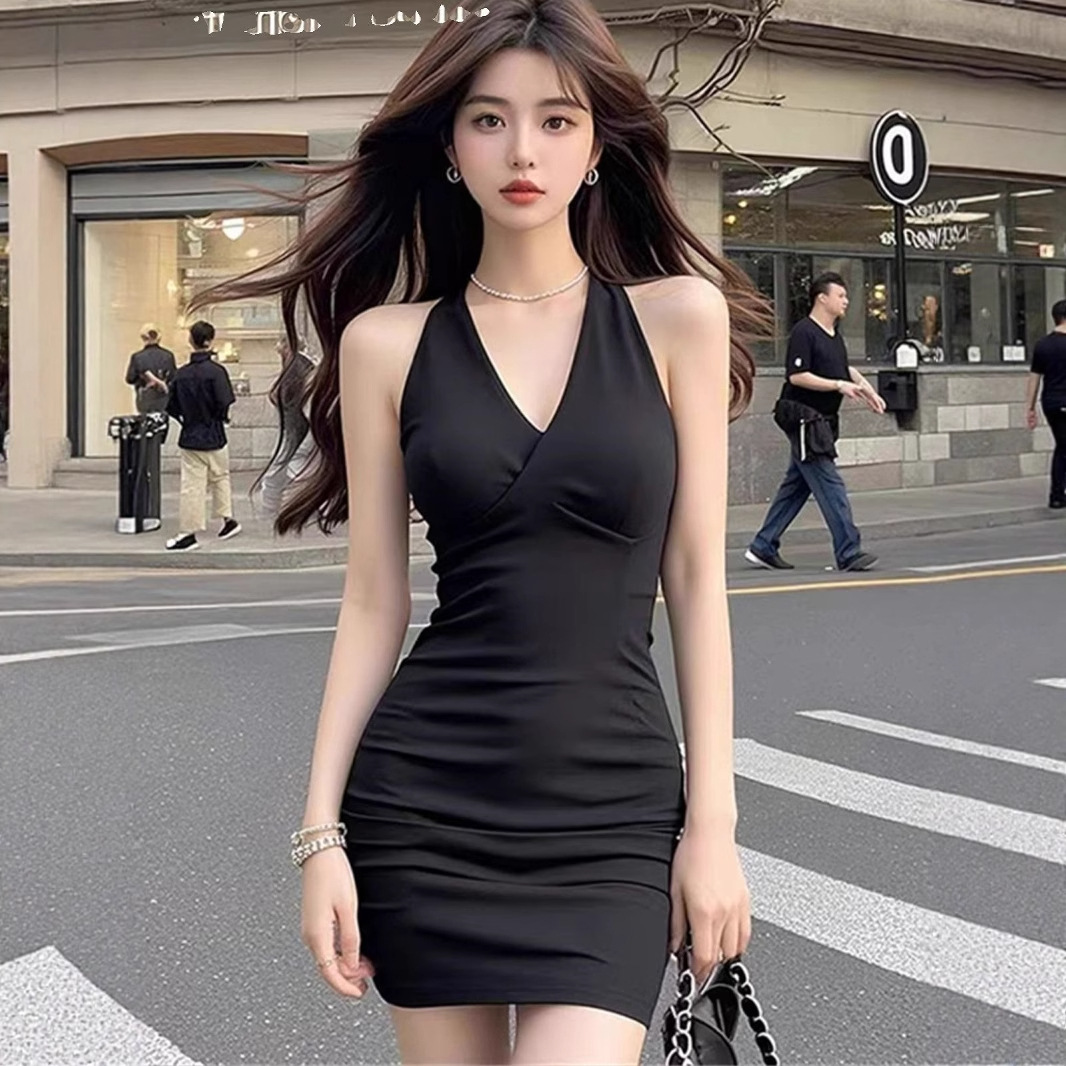 XR222 Women's Spring and Summer Daughter of the Rich Lady Western Style High Cool Light Luxury Sexy Exquisite
