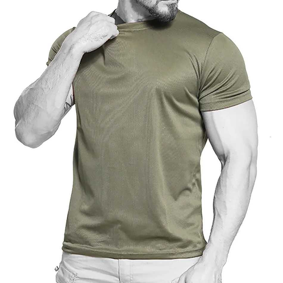MEGE Men Tactical T Shirt Mens Quick Dry Workout Short Sleeve O-neck Quick-Drying gym T Shirts Plus Size Casual Oversized 4XL Y250724