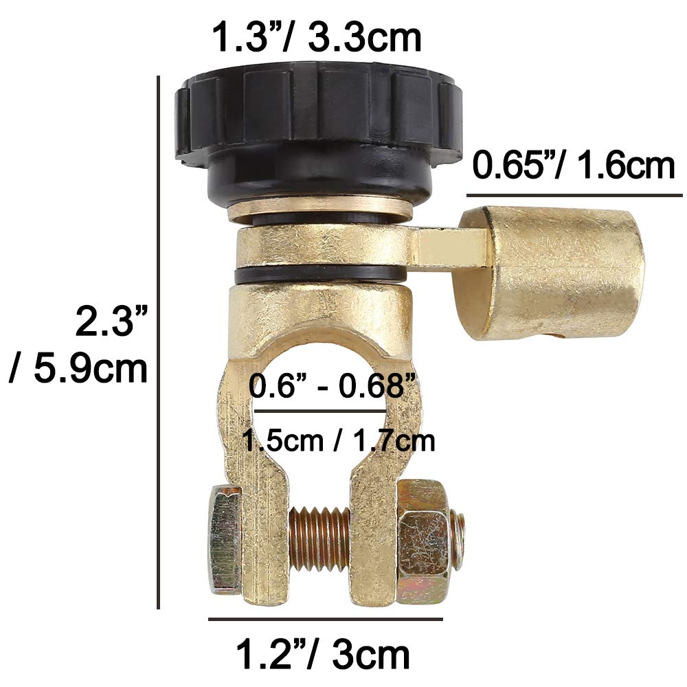 Battery main disconnect switch 6V 12V 24V marine car Rv vehicle battery saver