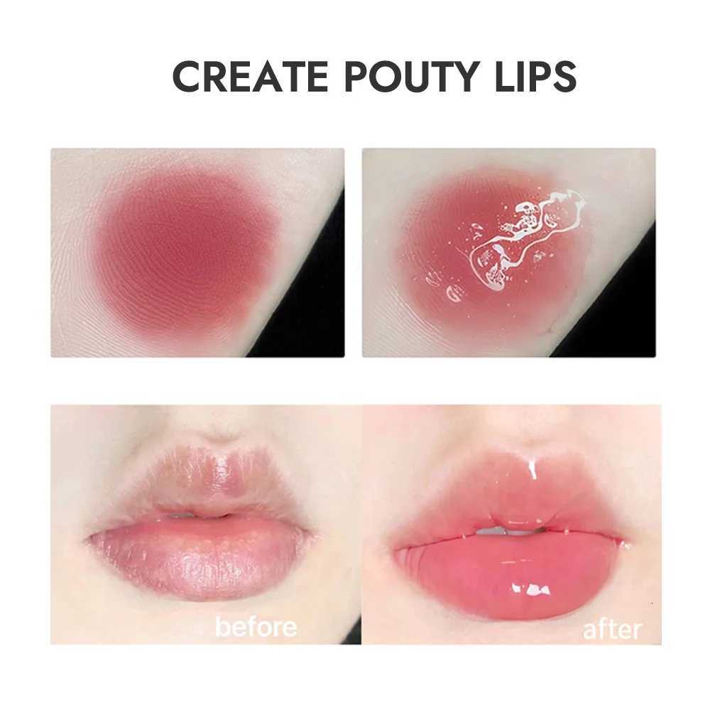 Moisturizing Lip Honey with Pearlescent Glitter - Nourishing Lip Care Oil for a Dewy Water-Light Shine - Perfect for Stacking aXJ250724