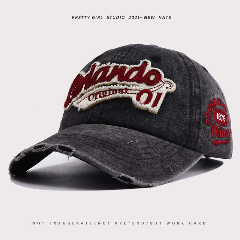 2025 new hat women versatile baseball men highend washed denim duckbill cap