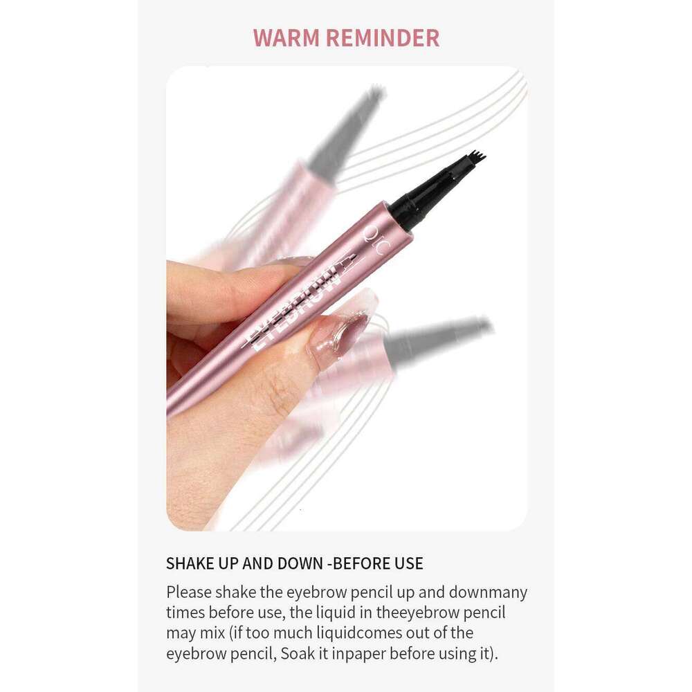 Waterproof Microblading Eyebrow Pen - Split Head, Natural Look Brow Makeup In 4 Colors For All Skin Types X250725