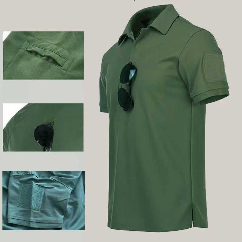 Mens Summer Quick Dry T-shirt Camping Hiking Trekking fishing Breathable Pullover Climbing Tees Casual Cargo Trainning Shirts Y250724