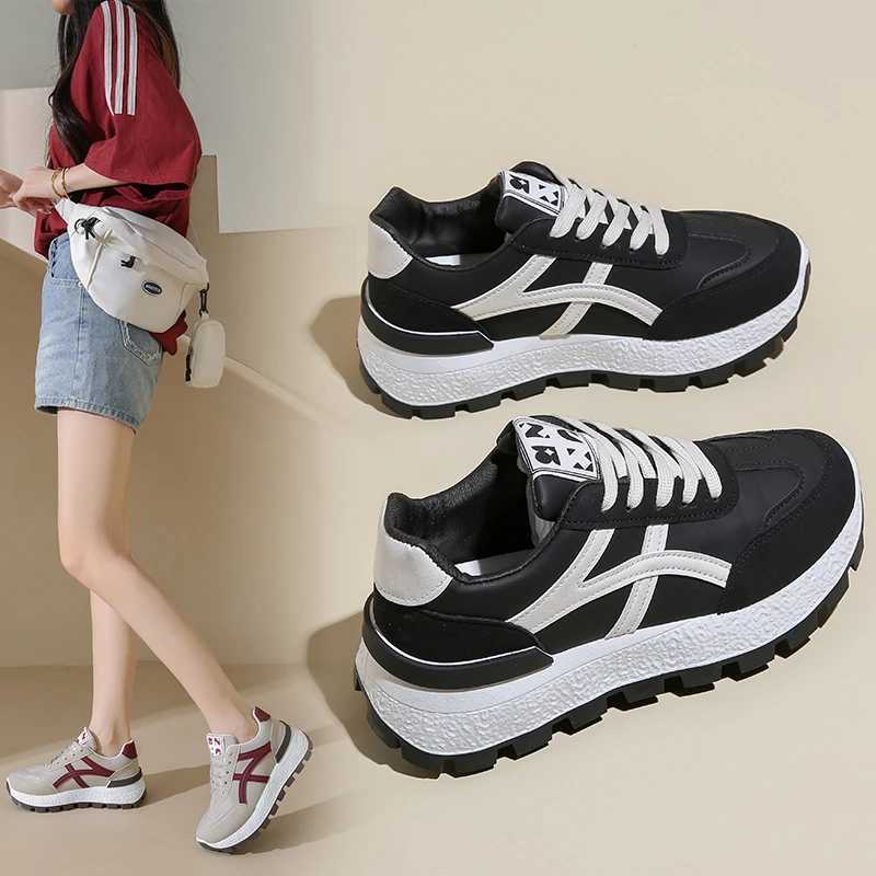 Luxury Platform Shoes New Leisure Anti-Slip Green Running Fi Designer Shoes Sports Leather Women Sneakers Fi Shoes XJ250725