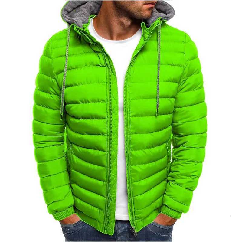 2024 Autumn and Winter Mens Loose Overcoat Clothing Outdoor Casual Sportswear Fashion Streetwear Style Hooded Warm Zipper Jacket X250725