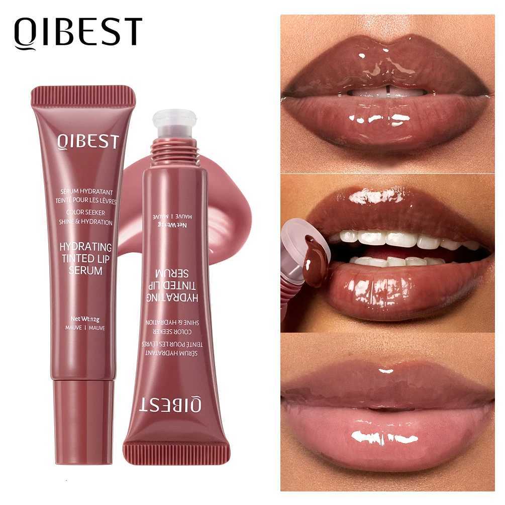 Nude Brown Plumping Lip Gloss Moisturising Colored Lip Oil Transparent Fullness Lips Tint Soft Tube Make Up Beauty Lips Care 12gXJ250724