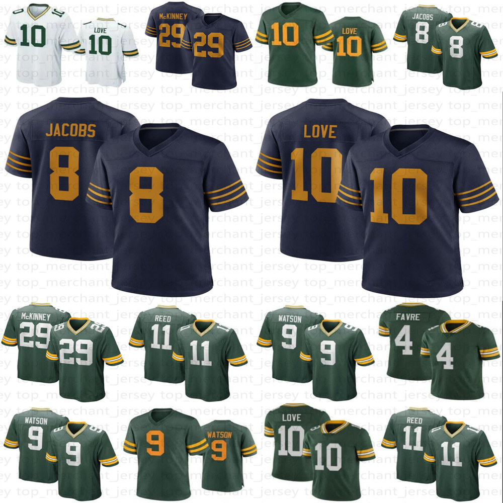 Matthew Golden Josh Jacobs Football Jersey Love Xavier McKinney Watson Lukas Van Ness Jayden Reed Romeo Doubs Rashan Gary Dontayvion Wicks Jaire Alexander