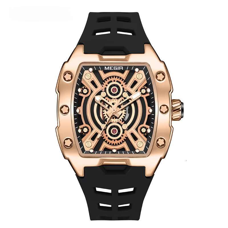 DHwatches MEGIR Men's Sports Watch - Digital-Analog, Luminous, 30M Waterproof, Silicone Strap, Japanese Quartz Wristwatch