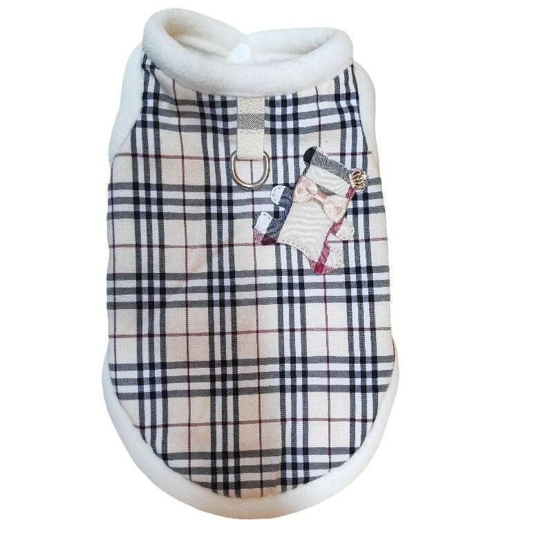 New Winter Vest British Plaid Ragdoll American Shorthair Pet Clothes Cat Supplies