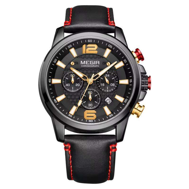 Elegant Collection of High-Quality MEGR Male Watches Including A/B Sides, Shock Resistant Movement & Comfortable Fit